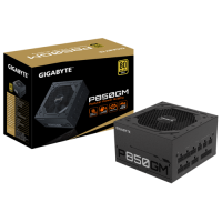 Блок питания 850Вт Gigabyte P850GM,20+4pin/4+4pin/PCI-E 6+2 pin*4/SATA x8/Molex x3,rtl