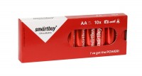 Щелочная батарейка AA SmartBuy,1.5В,1шт.(упаковка из 10 шт.),oem