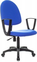 Кресло рабочее компактное Бюрократ CH-1300N/3C06, синее, ткань/ткань