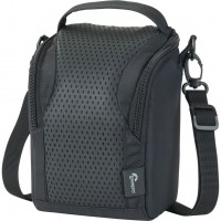 Чехол для фотоаппарата Lowepro Munich 100, черный, текстиль, 10,5 х 7,0 х 14,5 см, 