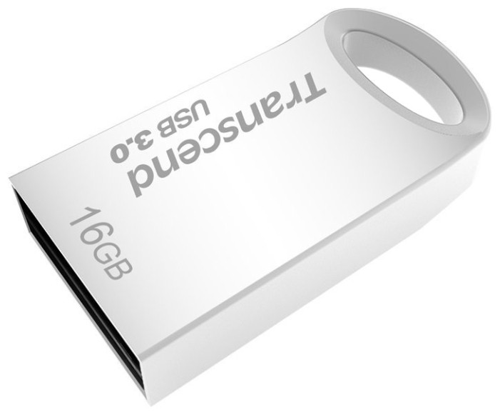 Накопитель USB 3.0 ,16Гб Transcend JetFlash 710S,серебристый, металл