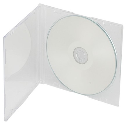 Коробка для дисков CD-Box Slim(5мм) прозрачный на 1 диск
