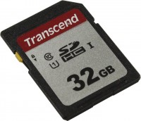 Карта памяти SDHC 32Гб/Class 10/UHS-I,Transcend 300S(TS32GSDC300S)