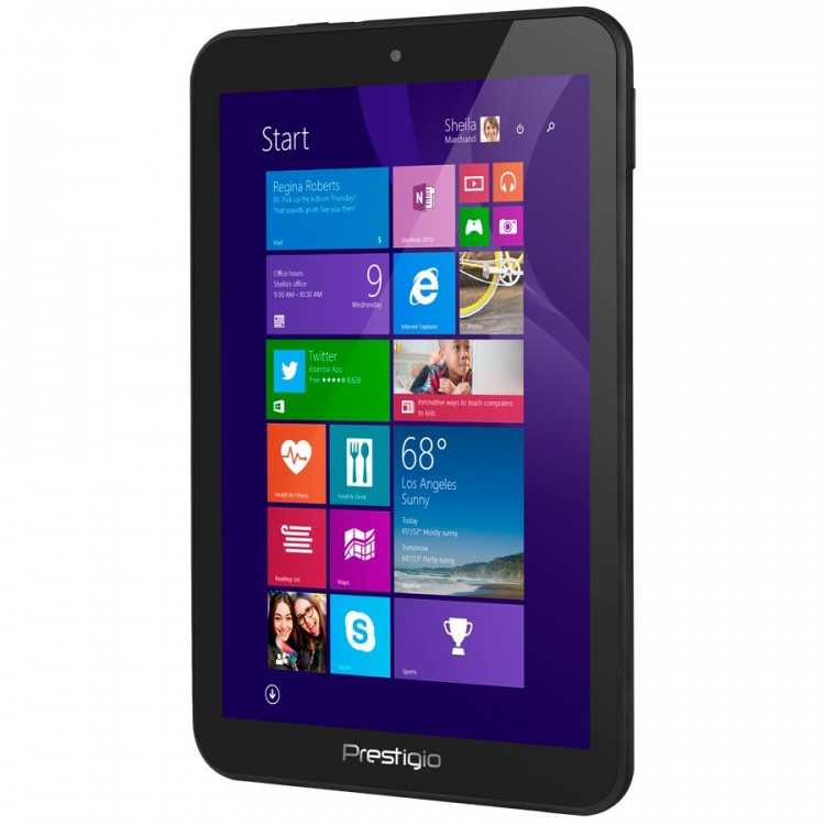 Планшет Prestigio MultiPad Visconte Quad 8"/1280x800 Windows 8.1/16 Гб/1 Гб, 3G, черный, rtl(коробка