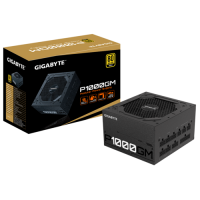 Блок питания 1000Вт Gigabyte GP-P1000GM,20+4pin/4+4pin/PCI-E 6+2 pin*6/SATA x8/Molex x3,rtl