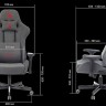 Кресло геймерское A4Tech Bloody GC-740, серое, ткань/ткань