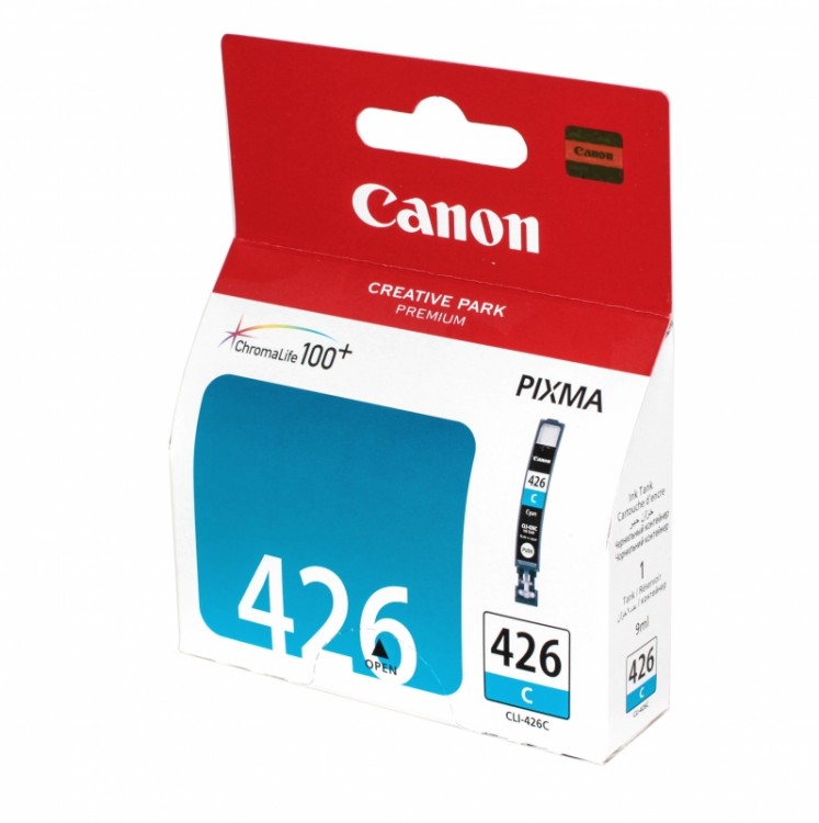 Картридж Canon CLI-426C голубой (cyan) (Оригинал)  iP4840/MG5140/MG5240/MG6140/MG8140, 4557B001