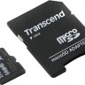 Карта памяти(+адаптер) microSDHC 64Гб/Class 10/UHS-I,Transcend Premium 300x(TS64GUSDXC10)