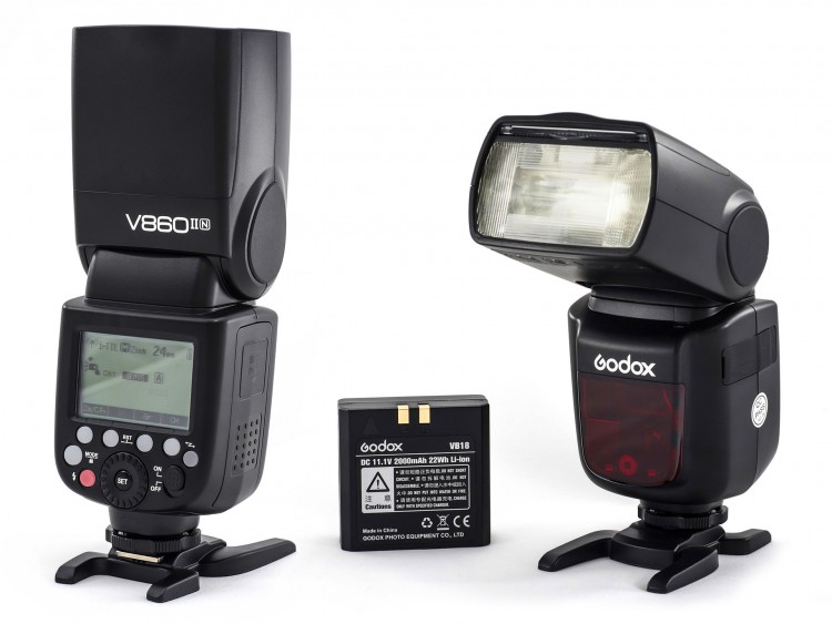 Вспышка+зарядка Godox V860 II N Ving Kit для Nikon, i-TTL