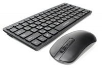 Клавиатура+мышь б/п Gembird  KBS-9100 черные,USB(для приемника),rtl
