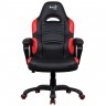 Кресло геймерское Aerocool AC80C Air-BR, черный/красный, экокожа/экокожа