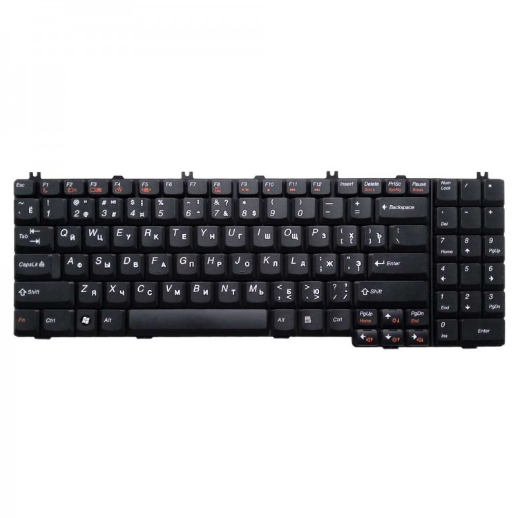 Клавиатура для ноутбука Lenovo G550, русифицированная, A3S, черный, oem (без коробки)