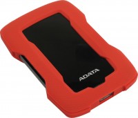 Накопитель внешний HDD 2.5" 1Тб Adata HD330 AHD330-1TU31-CRD,красный,rtl