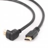 Кабель HDMI-HDMI(угловой),3м,Cablexpert CC-HDMI490-10,черный,пакет