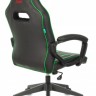 Кресло геймерское Бюрократ VIKING ZOMBIE A3 GN, черное/зеленое, искусственная кожа/искусственная кожа