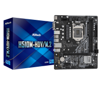 М/плата ASRock  H510M-HDV/M.2,LGA1200, 2хDDR4(3200 МГц, 64Гб)SATA*4+1 Ultra M.2(key M), IDE*нет,1*PCI-E 4.0x16 1*PCI-E 3.0x1,microATX,rtl