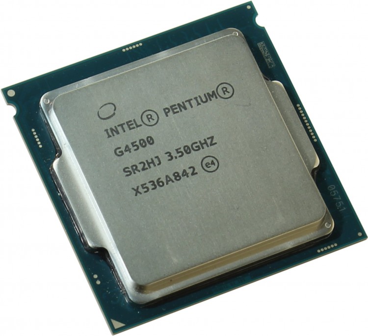 Процессор Intel Pentium G4500 3,5 ГГц (s1151, 3 Мб, Intel® HD Graphics 530, 2133 МГц) Skylake-S oem
