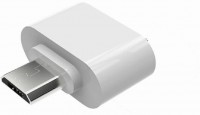 Адаптер USB AF(OTG)- microUSB,белый,oem