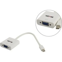 Кабель-адаптер miniDP(M)-VGA(F),0.2м,Vcom VHD6070,белый,rtl