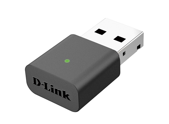 Адаптер Wi-Fi D-Link DWA-131,USB 2.0, черный, rtl