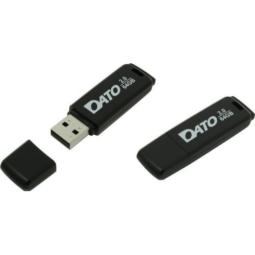 Накопитель USB 2.0 ,64Гб Dato DB8001K-64G,черный, пластик
