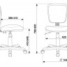 Кресло детское Бюрократ CH-204NX/PENCIL-GN, рисунок, ткань/ткань