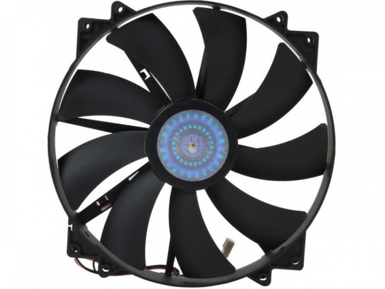 Вентилятор корпусной,Cooler Master MegaFlow 200 Silent Fan,700 об/мин,19 ДБ,200 мм,без подсветки,ч