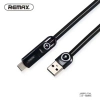 Кабель USB - Apple 8pin/microUSB/USB Type C,1м,Remax RC-073th,черный, пакет