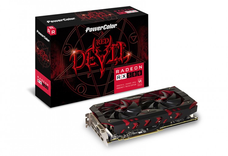 Видеокарта PowerColor AXRX580 8GBD5-3DH/OC AMD Radeon RX580 1380 МГц PCI-E 3.0 8Гб 2000 МГц 256 бит DisplayPort x3, DVI-D, HDMI 31972