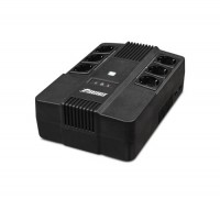 ИБП PowerMan Brick 800,800 ВА/480 Вт, 6хCEE7 (евророзетка), черный, rtl