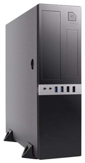 Корпус Foxline FL-203+TFX300S 300 Вт, Slim-Desktop/mATX, черный Mini-ITX