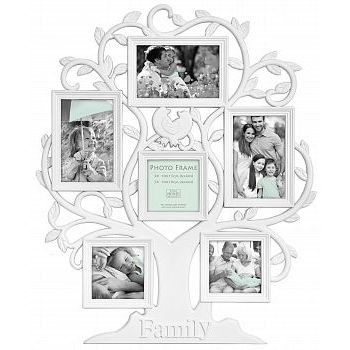 Рамка Innova, Maggiore Family Tree White 47*56 6 фото(3х10*15/3х10*10) PI07217, белый, oem