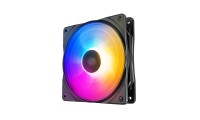 Вентилятор корпусной(molex),Deepcool RF120FS RGB,1 500 об/мин,27 ДБ,120 мм,разноцветная подсветка,черный,rtl