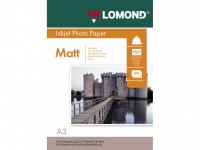Фотобумага A3,Lomond Photo Paper,односторонняя,матовая,струйная,90 г/кв.м,100 листов