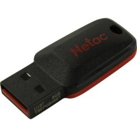 Накопитель USB 2.0, 8Гб Netac U197 NT03U197N-008G-20BK,черный/красный, пластик