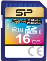 Карта памяти SDHC 16Гб/Class 10/UHS-I,Silicon Power Superior(SP016GBSDHCU1V10)