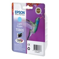 Картридж Epson T0805 светло-голубой (light cyan) (Оригинал)  C13T08054011