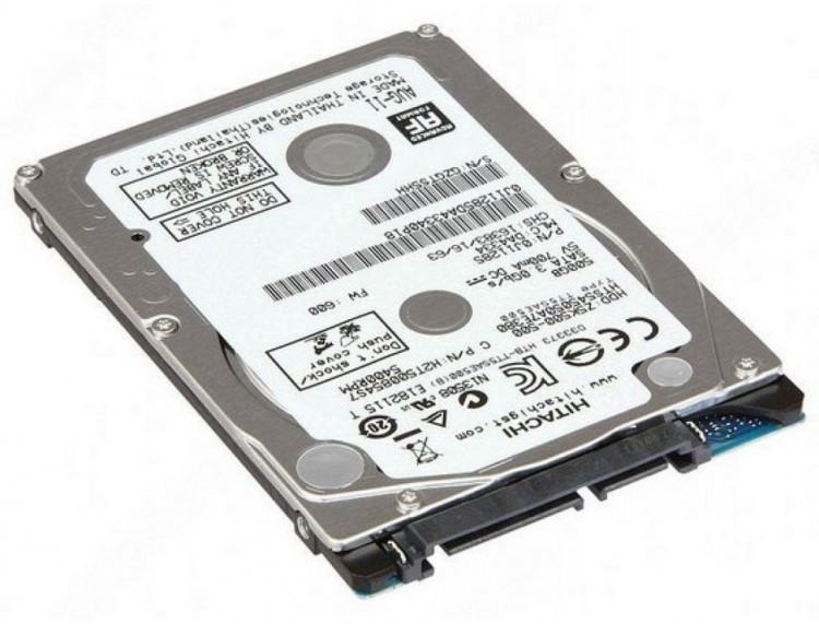 Накопитель HDD 2,5" 500 Gb Hitachi HTS545050A7E380 <5400rpm>SATAII 8MB