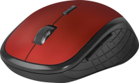 Мышь беспроводная Defender Hit MM-415, красная, оптическая, 1600dpi, USB(для приёмника), rtl