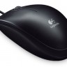 Мышь проводная Logitech B100, черная, оптическая, 800dpi, USB, rtl