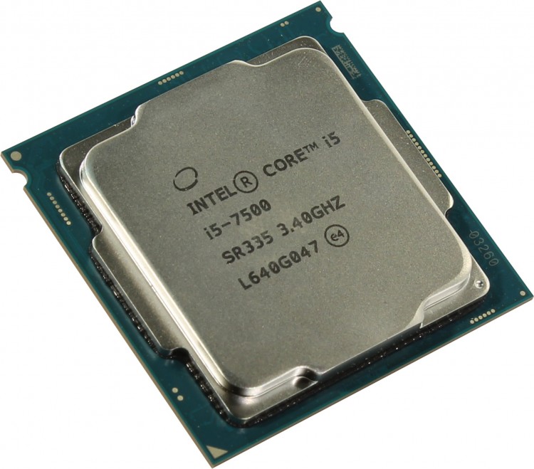 Процессор Intel Core i5 7500 3,4 ГГц (до 3,8 ГГц в режиме Turbo Boost) (s1151, 6 Mb, 2400 МГц) Kaby Lake oem (без коробки)