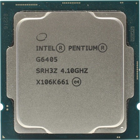 Процессор(oem) Intel Pentium Gold G6405 4.1 ГГц (LGA1200, 4Мб, Intel® UHD Graphics 610, 2666 МГц) Comet Lake oem