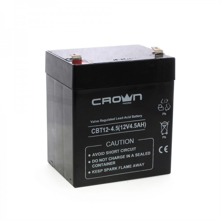 Батарея ИБП Crown CBT-12-4.5 12В, 4,5Ач