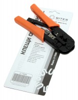 Клещи обжимные 5bites LY-T568R, RJ-45, RJ-12, RJ-11, черные/оранжевые, блистер