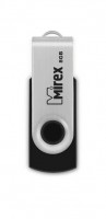 Накопитель USB 2.0 ,8Гб Mirex Color Blade Swivel,черный, металл/пластик