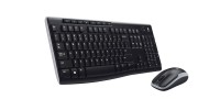Клавиатура+мышь б/п Logitech Wireless Combo MK270 черные,USB,rtl