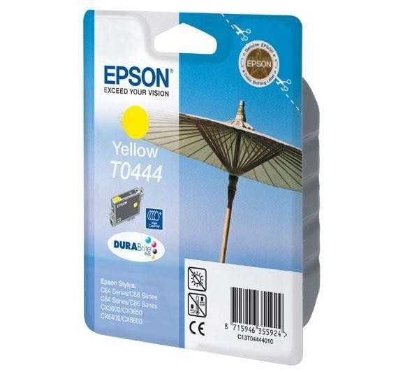 Картридж Epson T0444 желтый (yellow) (Оригинал)  C13T04444010