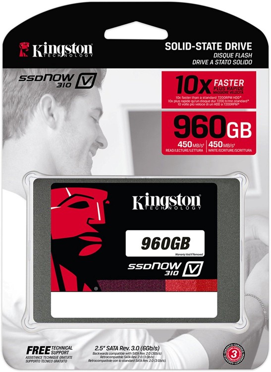 Накопитель SSD 2.5" 240Gb Kingston SSDNow V300 SV300S37A
