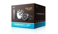 Комплект водяного охлаждения для процессора,Deepcool Gammaxx L120T Red,2066/2011-v3/2011/1200/1151/1150/1155/1366 AM4/AM3+/AM3/AM2+/AM2/FM2+/FM2/FM1,1