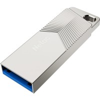 Накопитель USB 3.2, 32Гб Netac UM1 NT03UM1N-032G-32PN,серебристый, металл